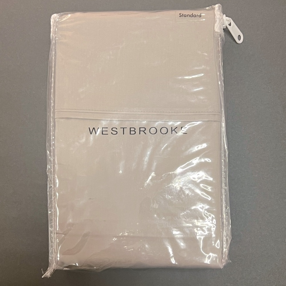 Westbrooke 500 TC Satin Standard Pillowcases Set of Two NWT